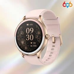 DR06 Elegant Round Smart Watch - variant pink