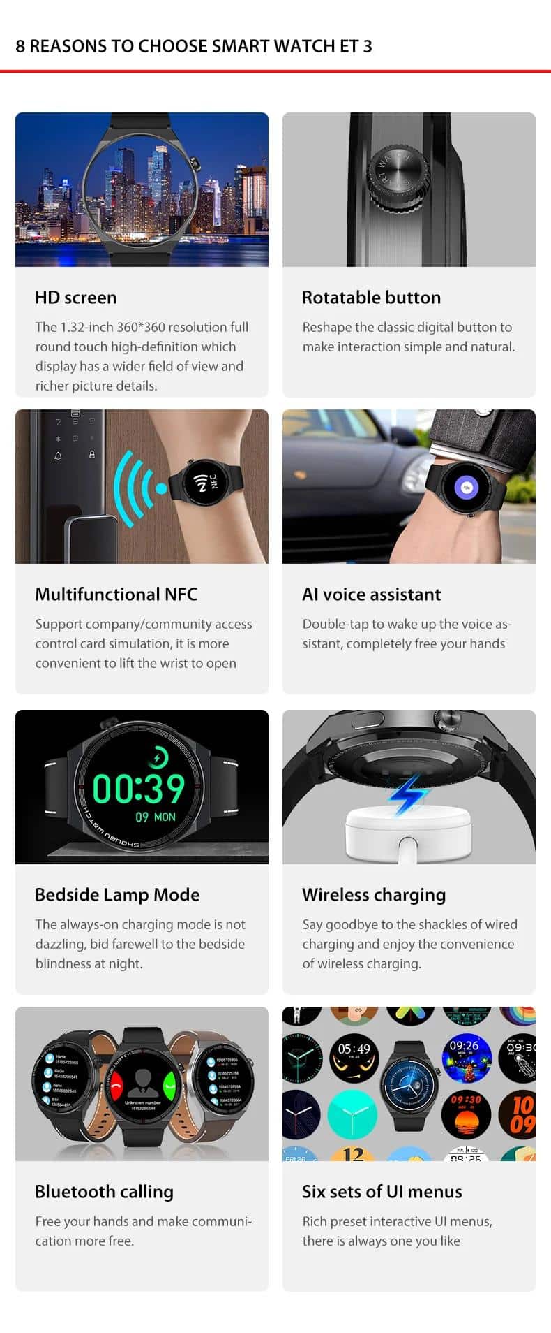 ET 3 Pro Calling Smart Watch - detail 02