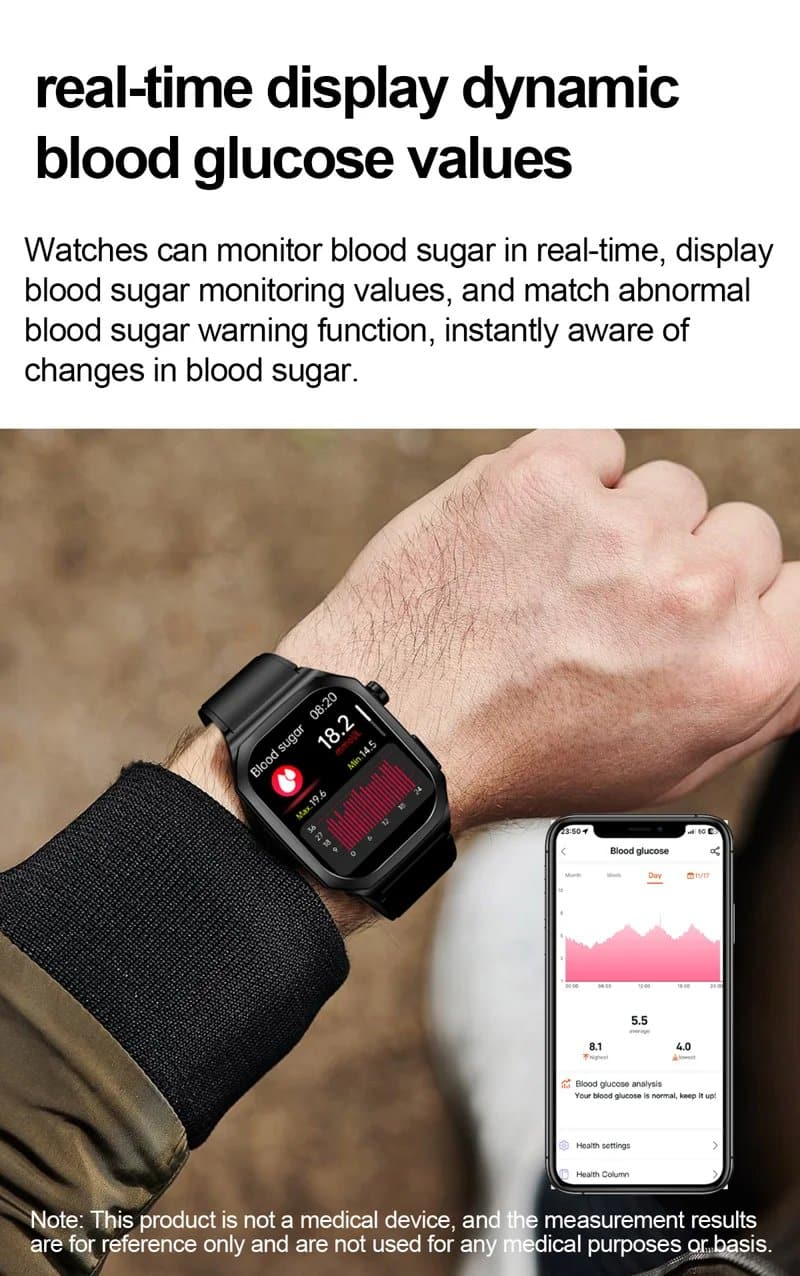 ET280 Leather Strap AMOLED Smart Watch - detail 09