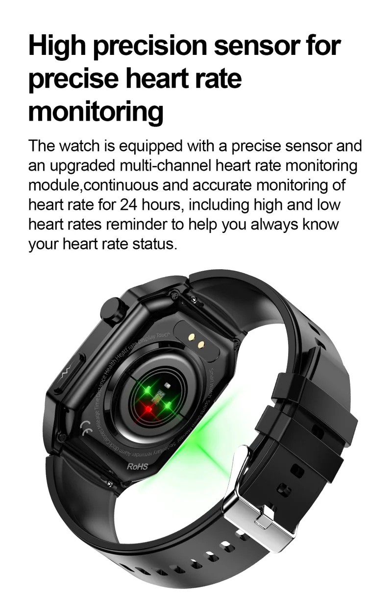 ET280 Leather Strap AMOLED Smart Watch - detail 12