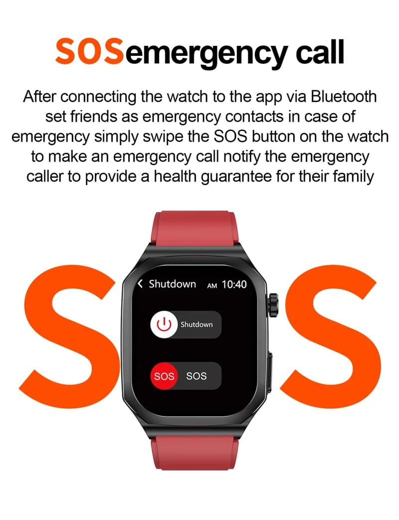 ET280 Leather Strap AMOLED Smart Watch - detail 18