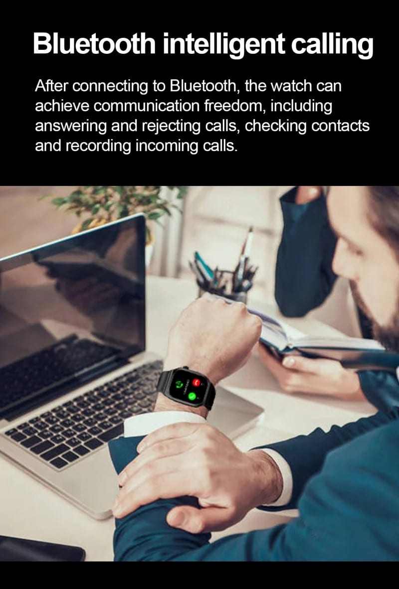 ET280 Leather Strap AMOLED Smart Watch - detail 22