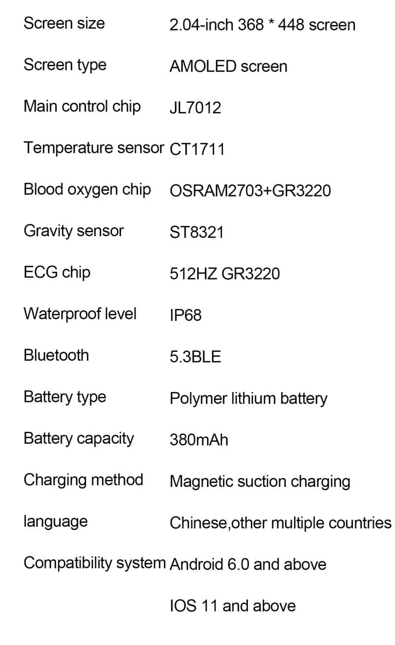 ET280 Leather Strap AMOLED Smart Watch - detail 30
