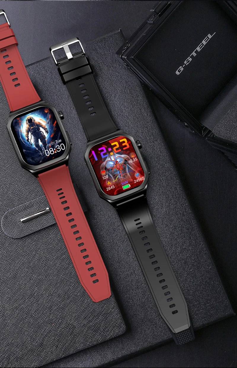 ET280 Leather Strap AMOLED Smart Watch - detail 33