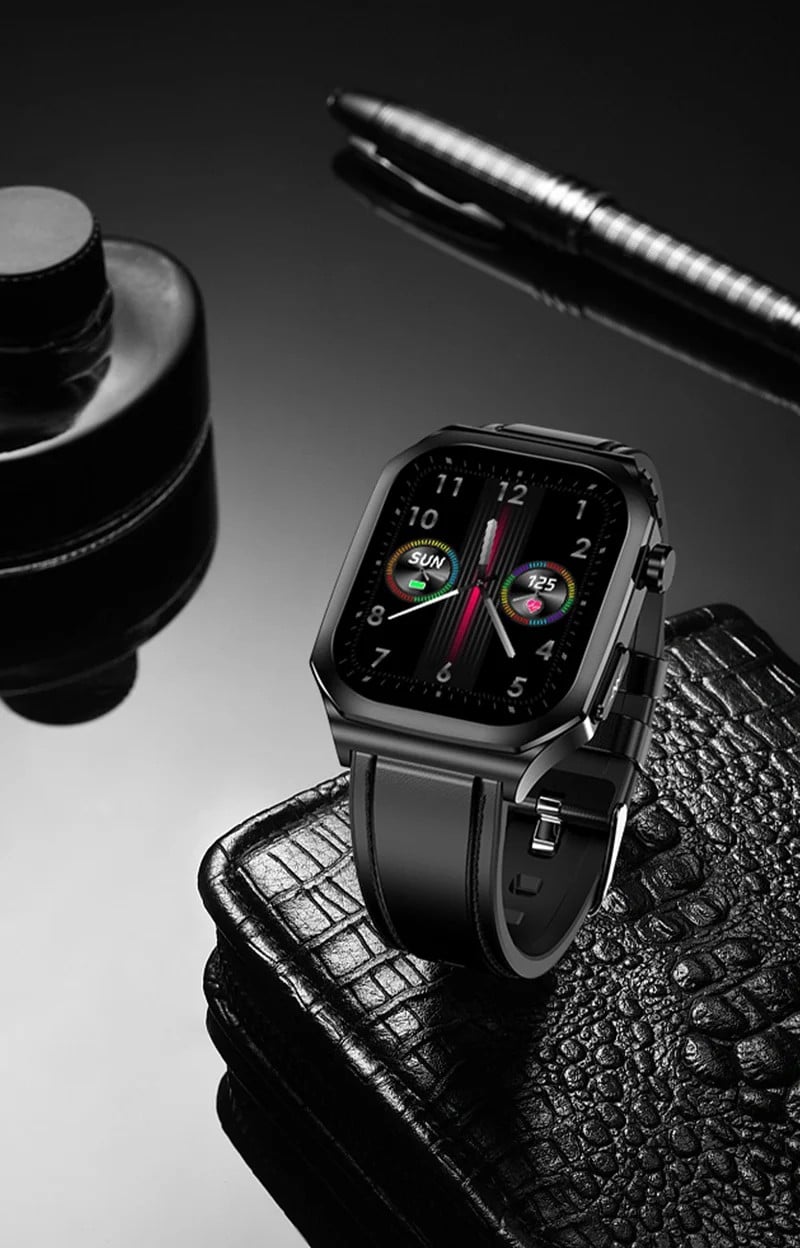 ET280 Leather Strap AMOLED Smart Watch - detail 35