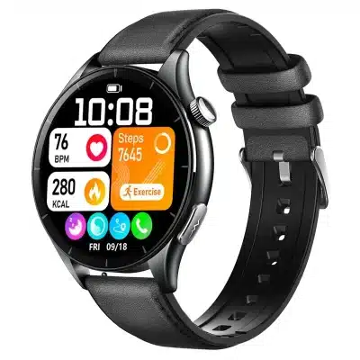 ET458 1.56-Inch AMOLED Smart Watch with ECG Reference, Flashlight, NFC, Bluetooth Calling and IP68