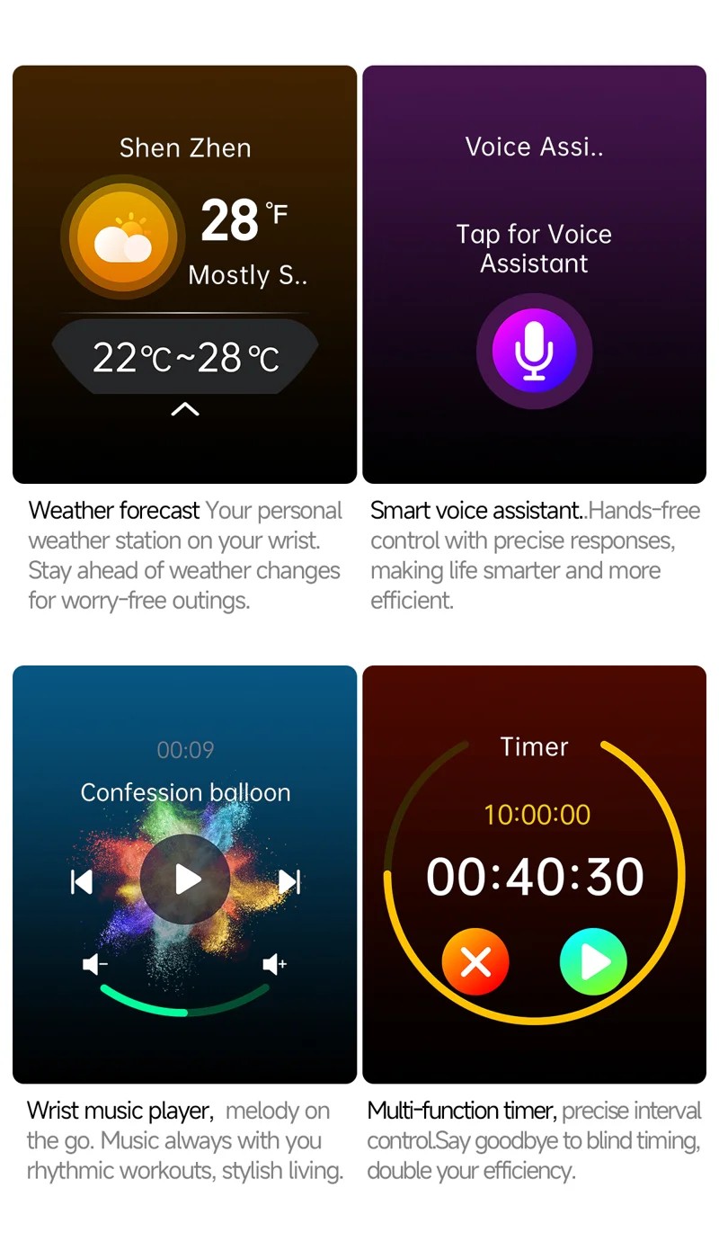 ET493 AMOLED Health Smart Watch - detail 18