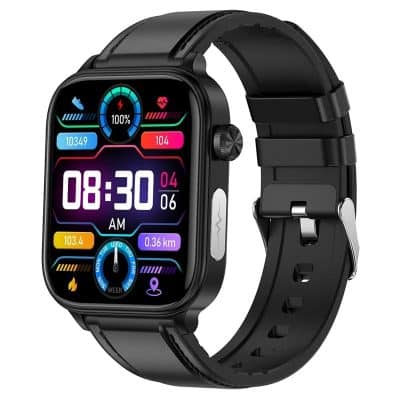 ET570 Leather Strap ECG Wellness Smart Watch - gallery 01