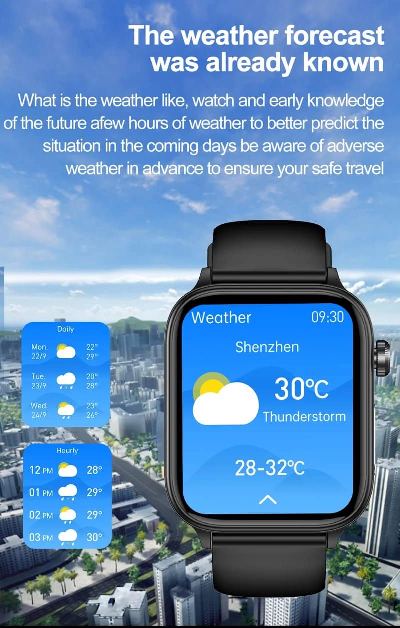 ET570 Silicone Strap ECG Wellness Smart Watch - detail 27