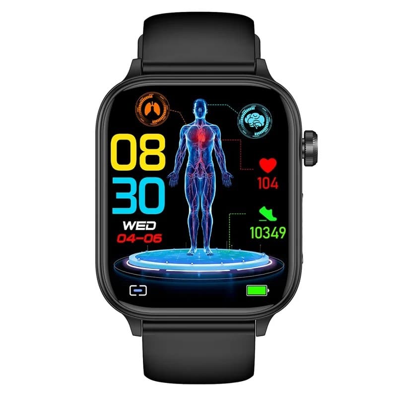 ET570 Silicone Strap ECG Wellness Smart Watch - gallery 02