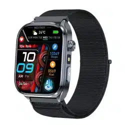 ET572 2.0-Inch HD Smart Watch with ECG, PPG, AI Q&A, LED Flashlight, Bluetooth Calling and IP68 - Image 5
