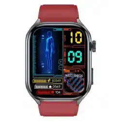 ET572 2.0-Inch HD Smart Watch with ECG, PPG, AI Q&A, LED Flashlight, Bluetooth Calling and IP68 - Image 9