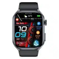 ET572 2.0-Inch HD Smart Watch with ECG, PPG, AI Q&A, LED Flashlight, Bluetooth Calling and IP68 - Image 11