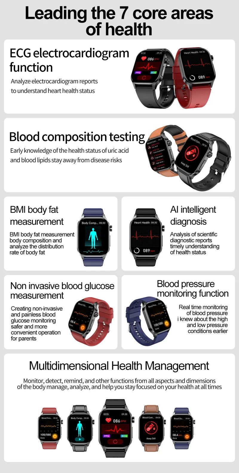 ET580 AMOLED Health Smart Watch - detail 02