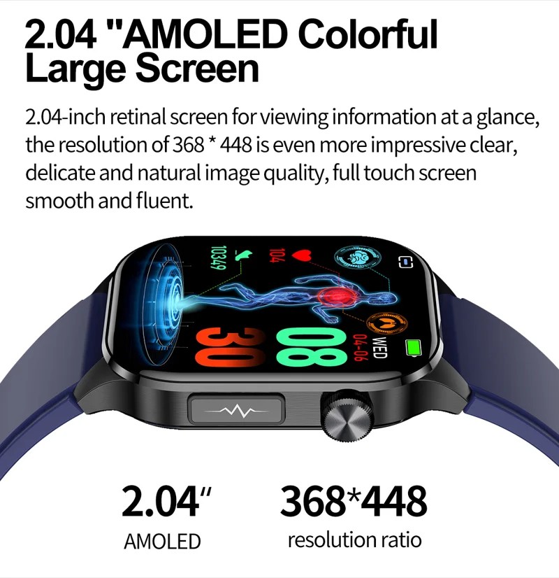 ET580 AMOLED Health Smart Watch - detail 03