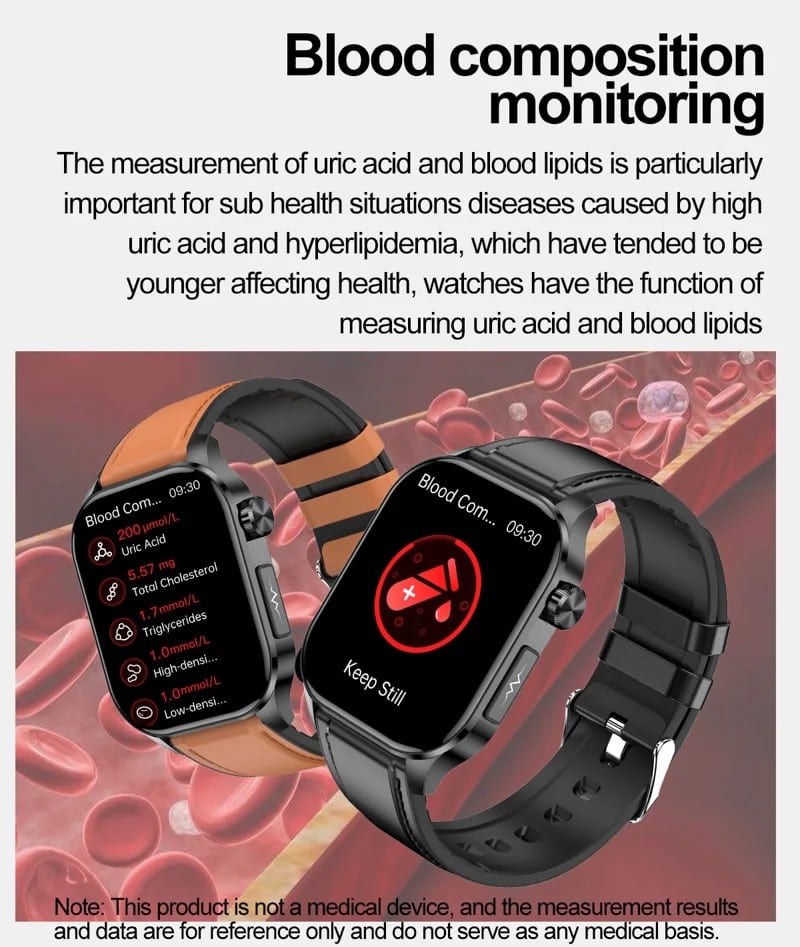 ET580 AMOLED Health Smart Watch - detail 08