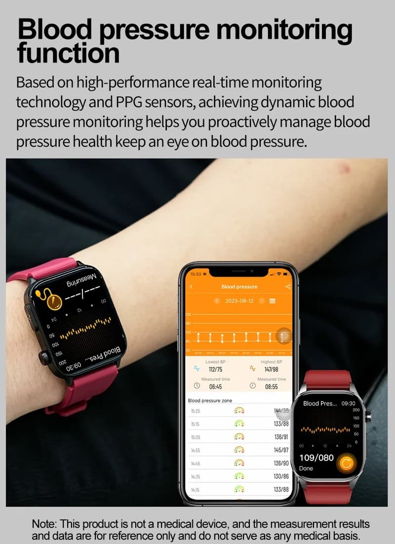 ET580 AMOLED Health Smart Watch - detail 11