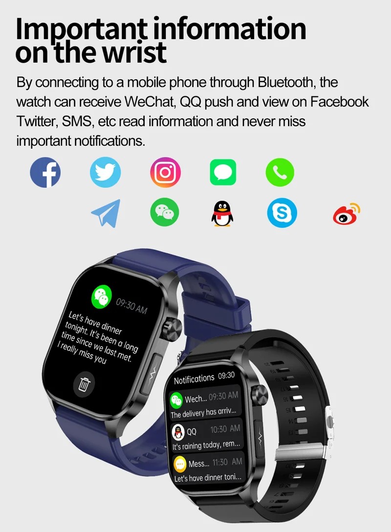 ET580 AMOLED Health Smart Watch - detail 22