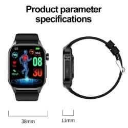 ET580 AMOLED Health Smart Watch - gallery 09