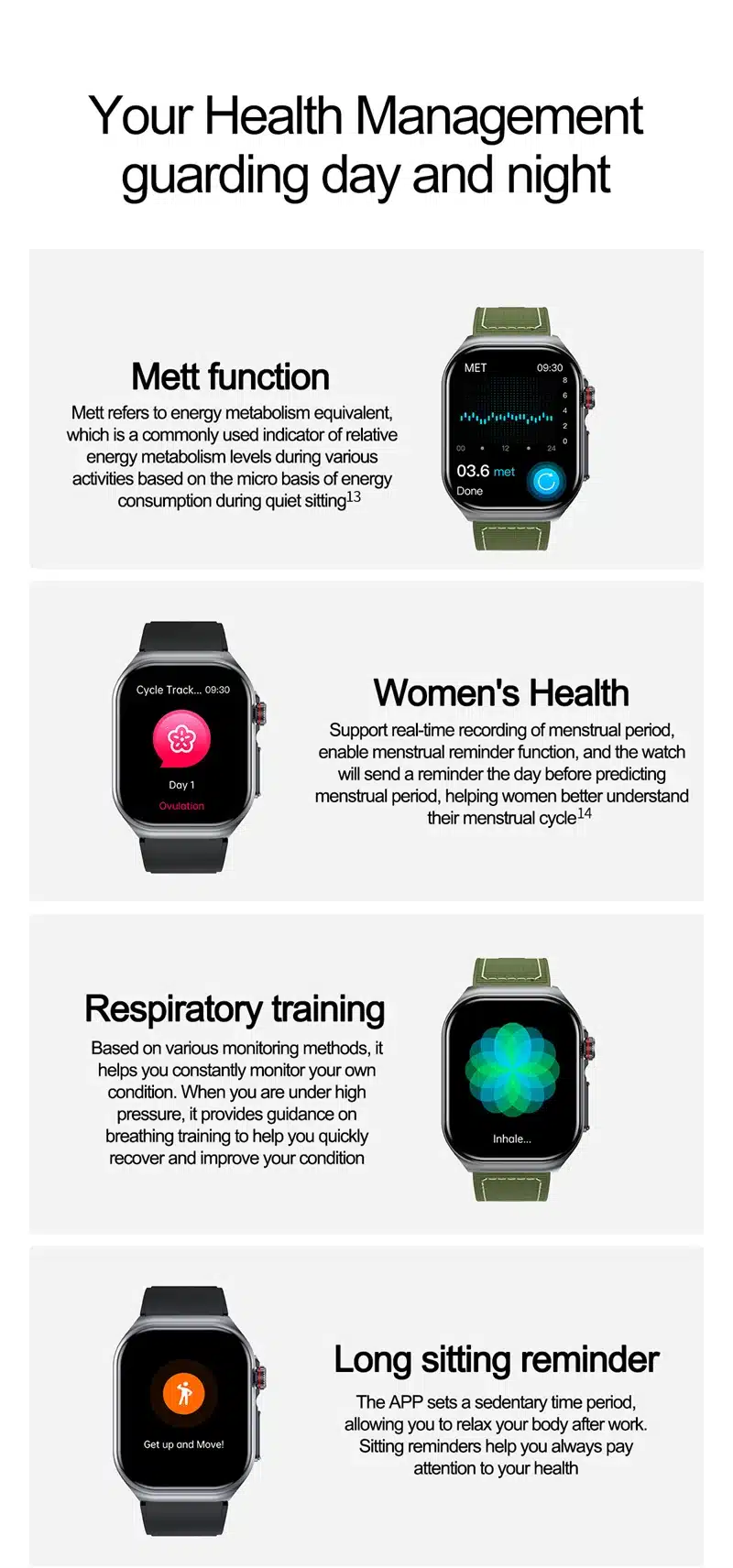 ET585 smart watch Bluetooth calling feature