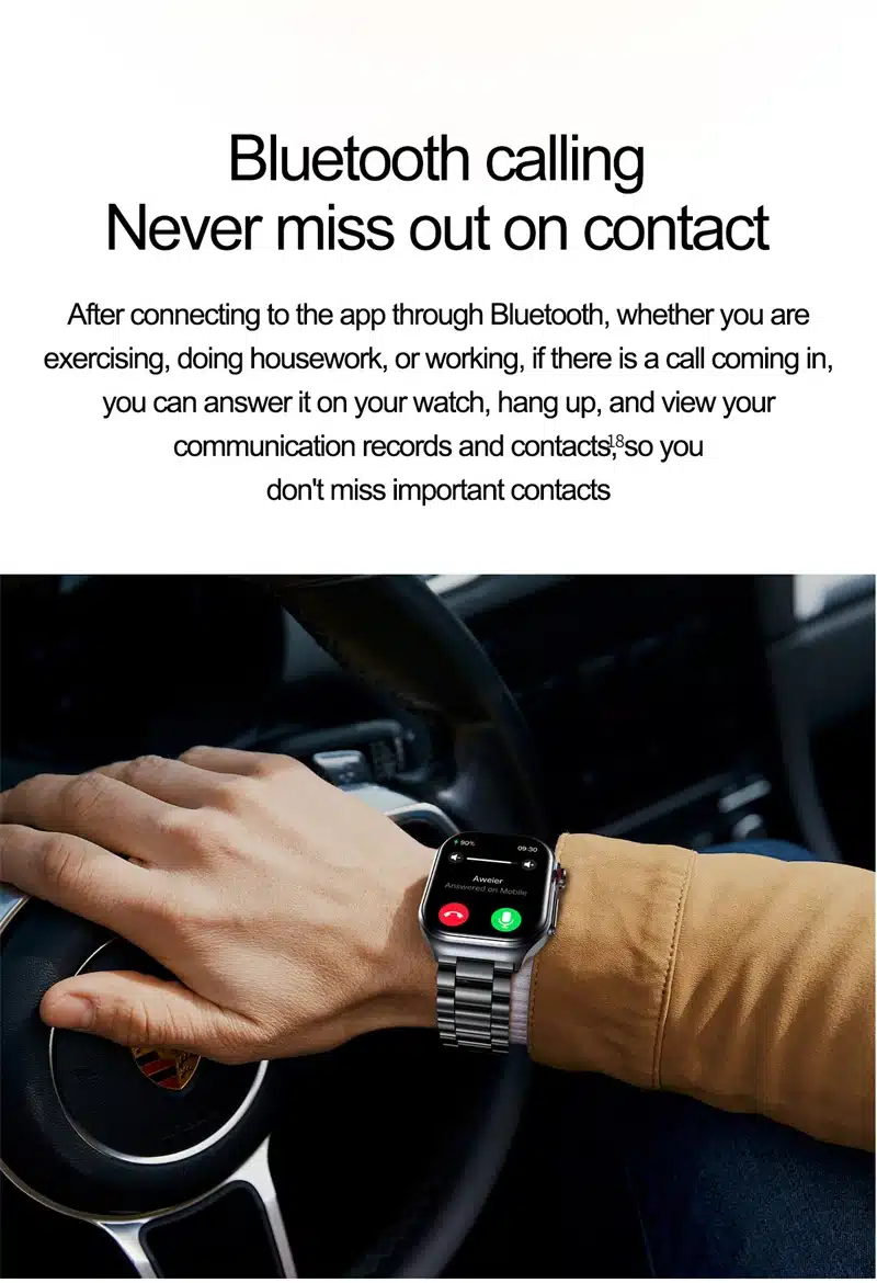 ET585 smart watch color and band options
