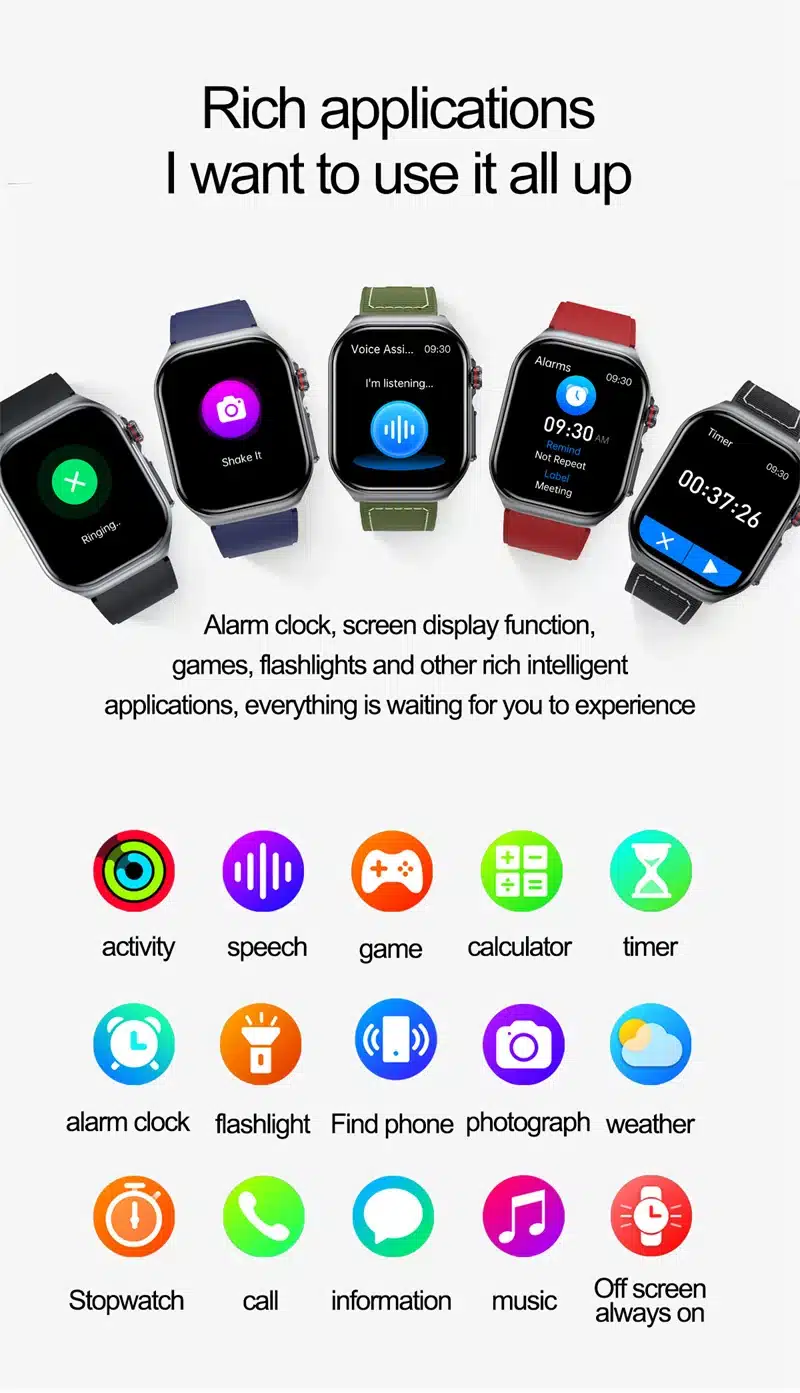 ET585 smart watch feature guide