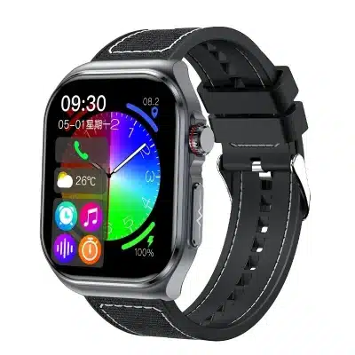 ET585 2.04-Inch AMOLED Smart Watch with Bluetooth Calling, NFC, Activity Tracking and Wellness Tools