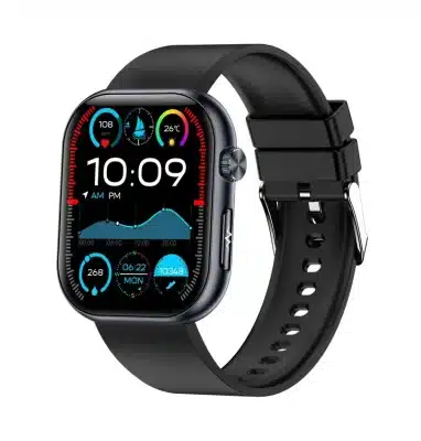 ET587 1.96-Inch AMOLED Smart Watch with ECG, SOS, Bluetooth Calling, IP68 and Six Colors