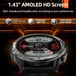 Explorer 1.43-Inch AMOLED Smart Watch with AI Voice Assistant, Bluetooth Calling and IP68 Protection