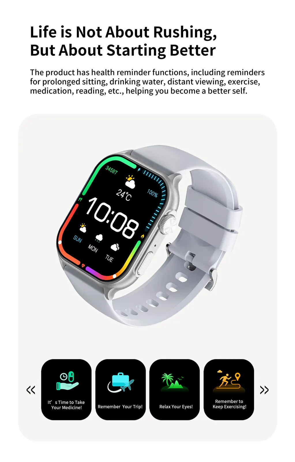 F101 AMOLED smart watch detail image 14