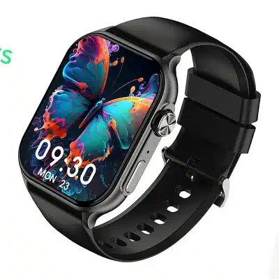 F101 1.96-Inch AMOLED Smart Watch with Bluetooth Calling, IP68 Protection, 7-Day Battery Life, Heart Rate and Sleep Insights