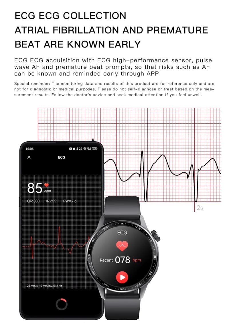F210 ECG Bluetooth Calling Smart Watch - detail 05
