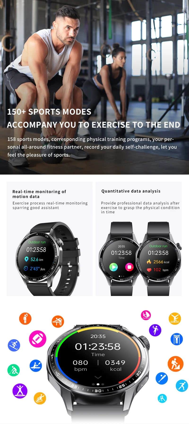 F210 ECG Bluetooth Calling Smart Watch - detail 17
