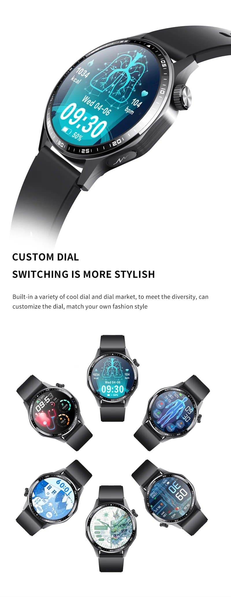 F210 ECG Bluetooth Calling Smart Watch - detail 19