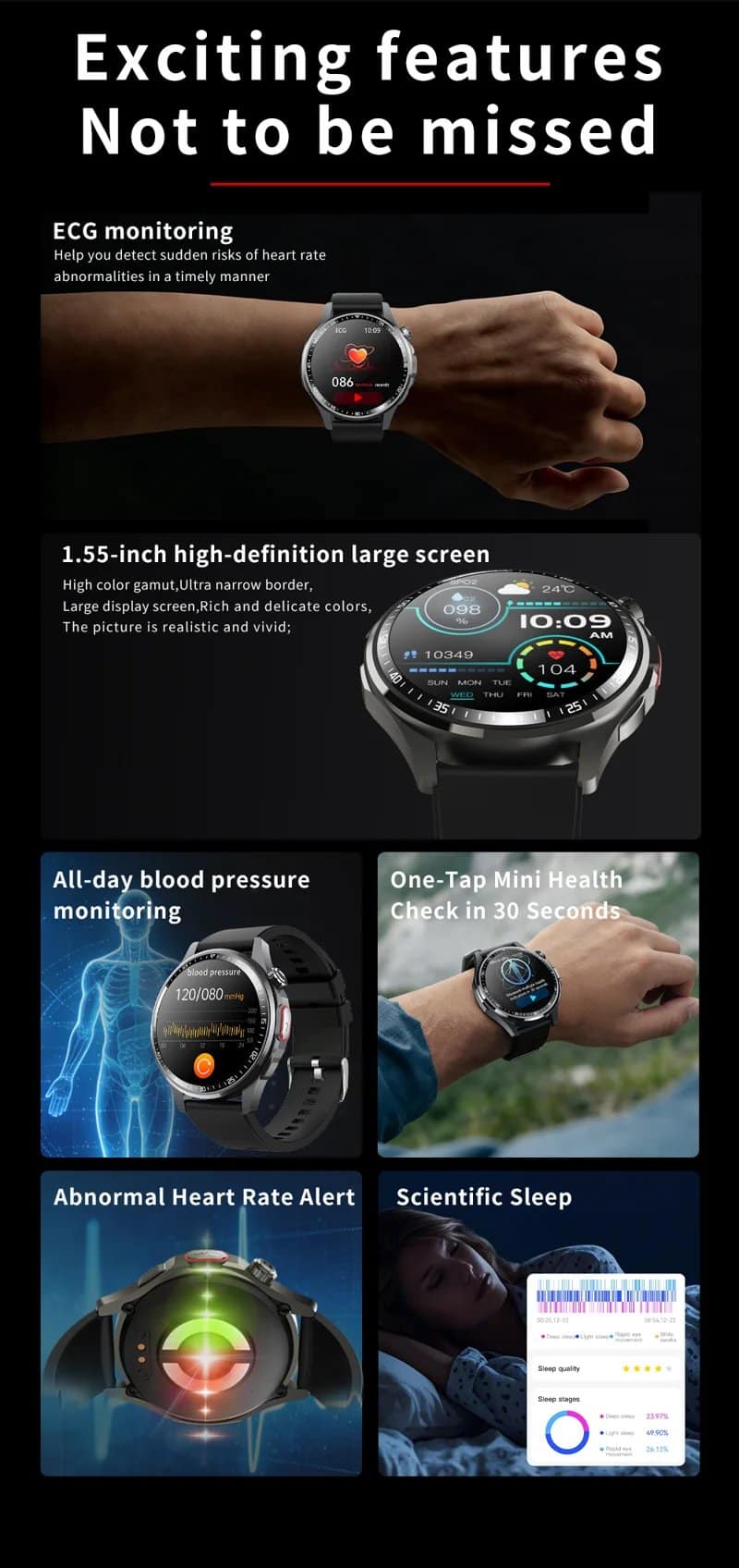 F240 Health Smart Watch - detail 04
