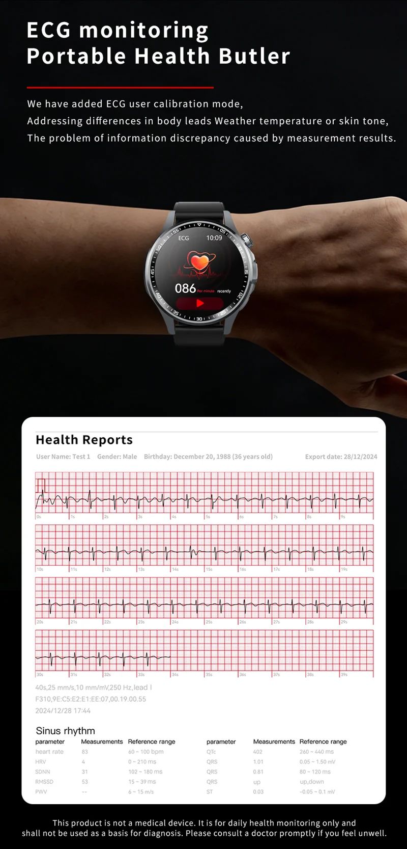 F240 Health Smart Watch - detail 05
