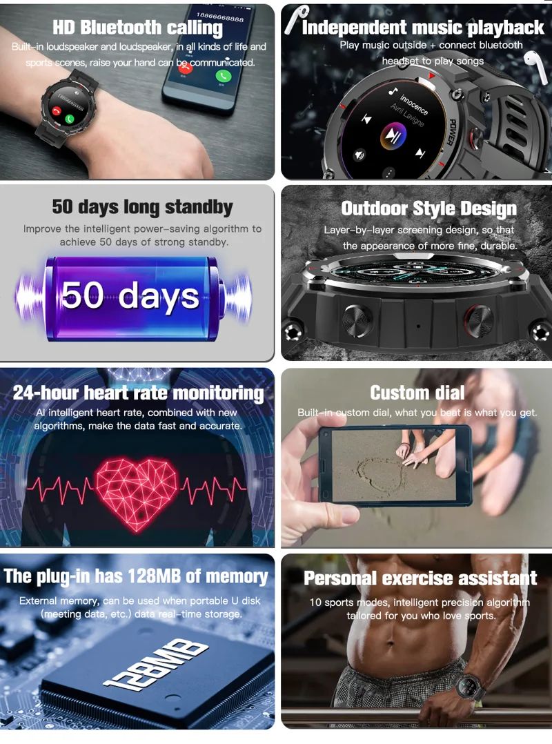 F26 Outdoor Fitness Smart Watch - detail 02