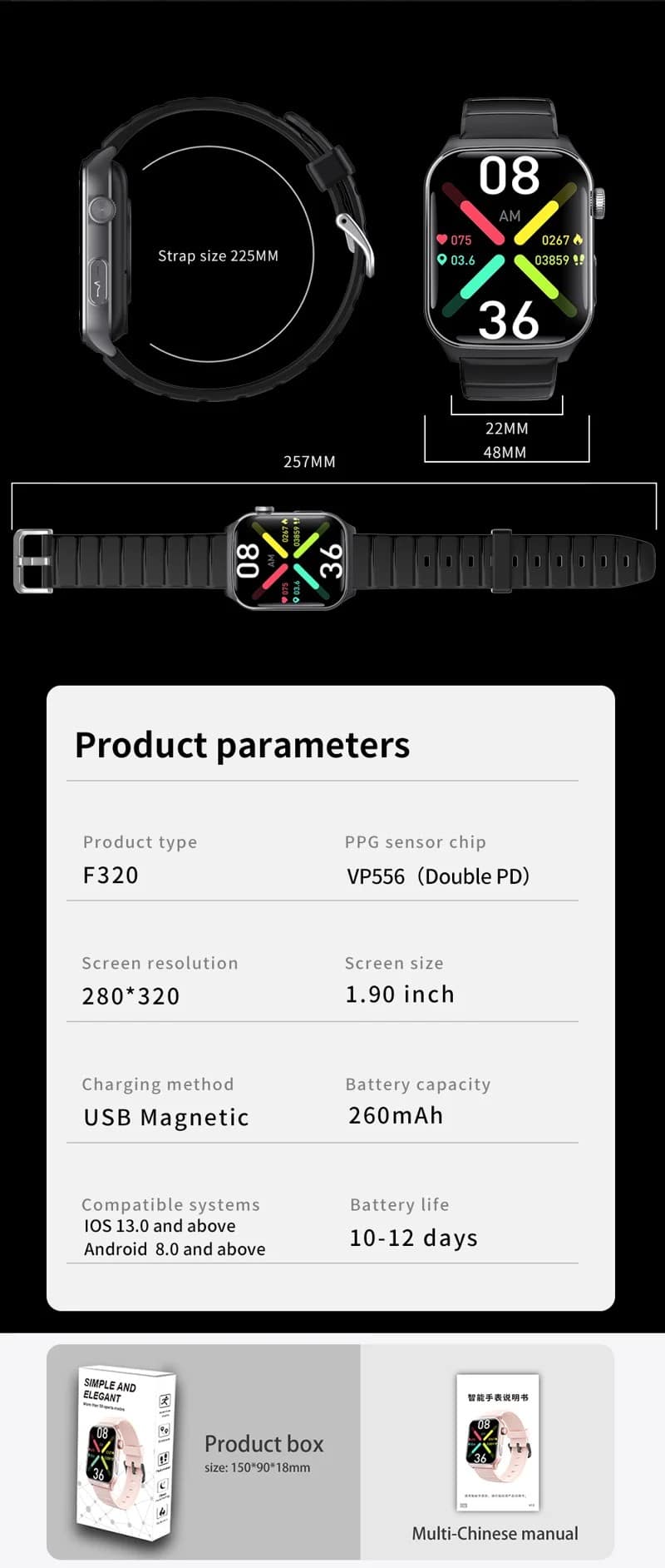 F320 Health Smart Watch - detail 26