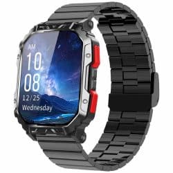 F407 Rugged Steel Strap Smart Watch - gallery 01
