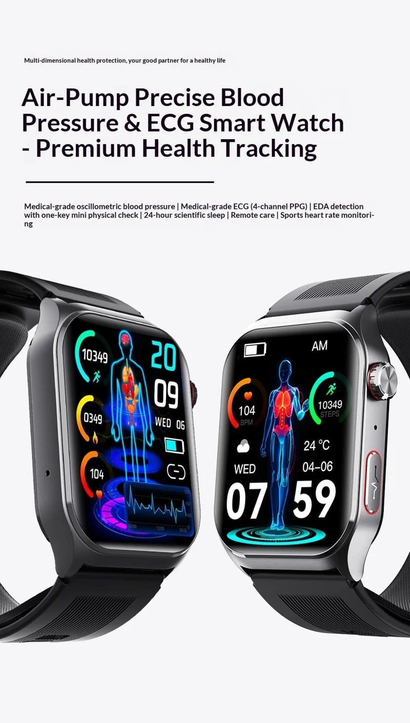F520 Air-Pump Health Smart Watch - detail 01