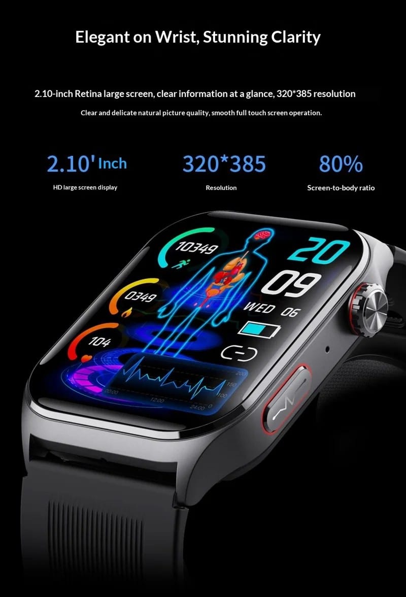 F520 Air-Pump Health Smart Watch - detail 03