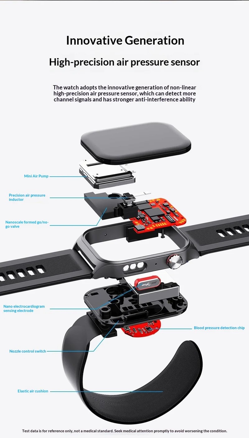 F520 Air-Pump Health Smart Watch - detail 08
