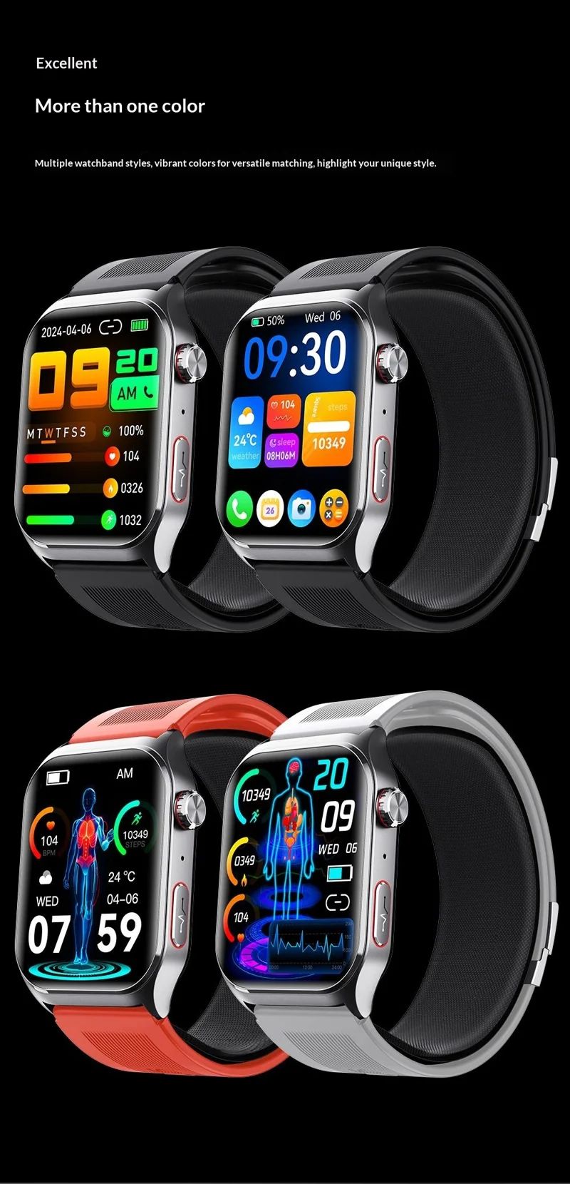 F520 Air-Pump Health Smart Watch - detail 26