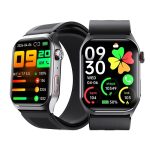 F520 Air-Pump Health Smart Watch with 2.10-Inch IPS Display, Bluetooth Calling, Pneumatic Pressure Tools, ECG, SOS and Fall Alerts, 136+ Sports Modes and 400mAh Battery