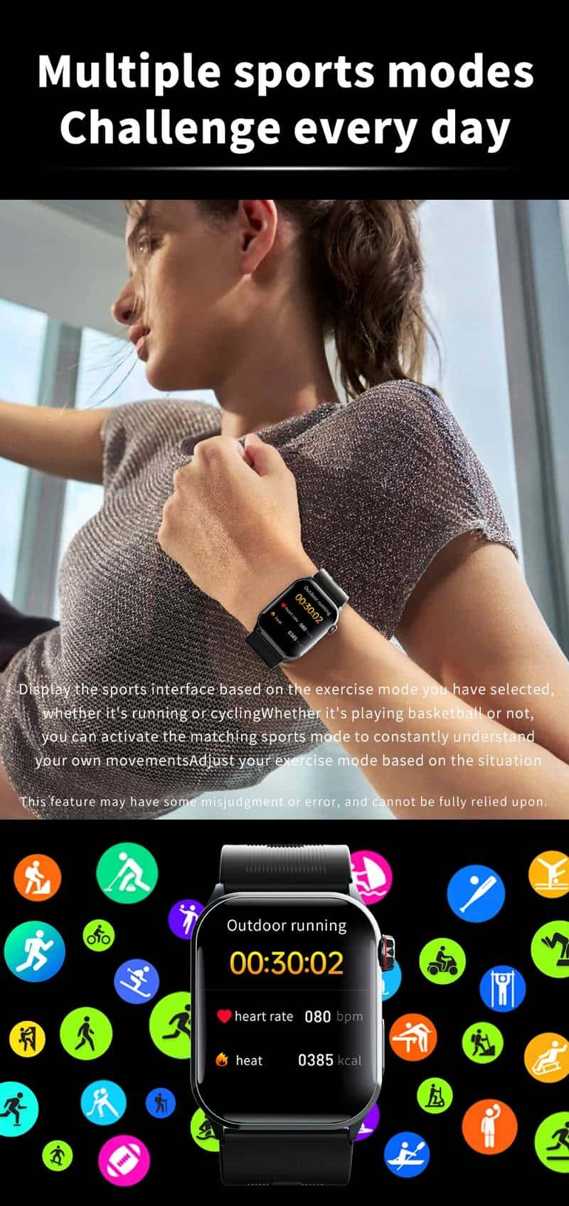 F530 Air-Pump Health Smart Watch - detail 24