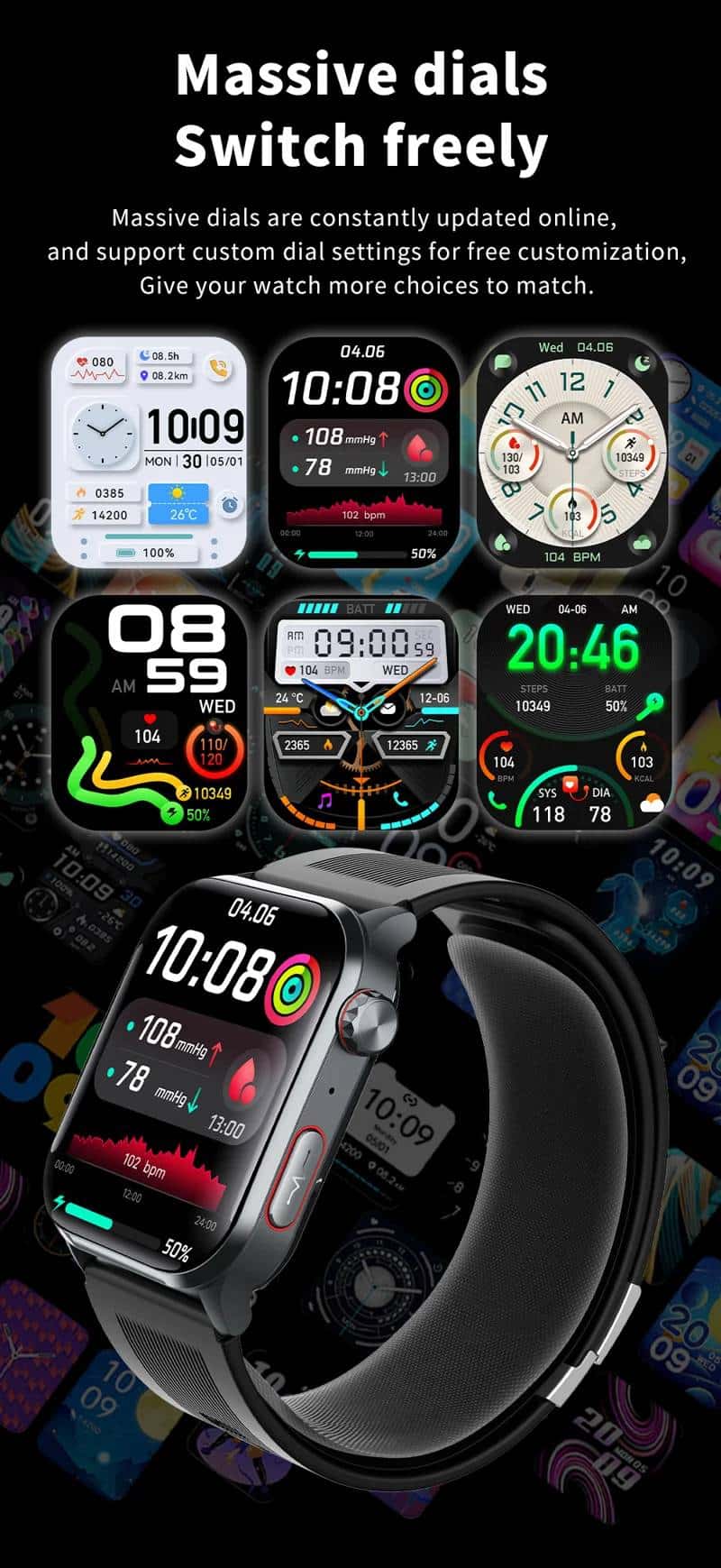 F530 Air-Pump Health Smart Watch - detail 25