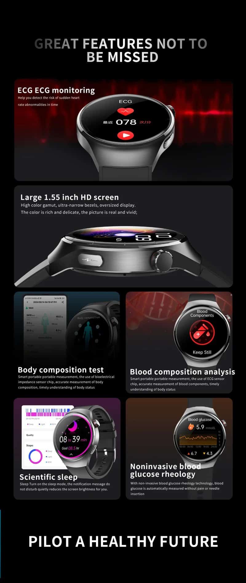 F600 Sports Smart Watch - detail 03
