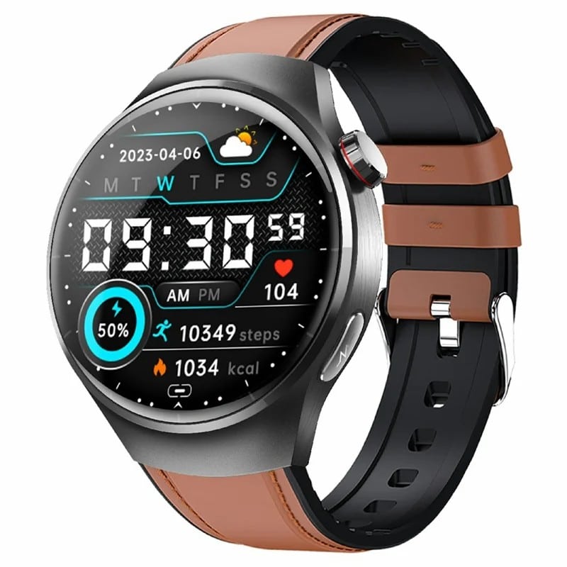 F600 1.55-Inch Sports Smart Watch with Bluetooth 5.3 Calls, 150+ Sport Modes, ECG and Wellness Reference Tools, SOS, 380mAh Battery and IP67 Care - gallery-01 F600 Sports Smart Watch - gallery 01