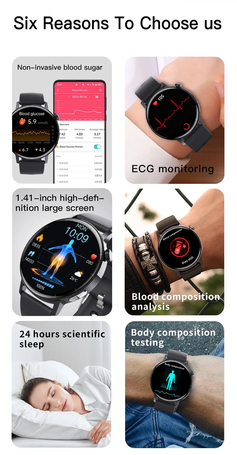F67 Pro ECG Health Smart Watch - detail 02