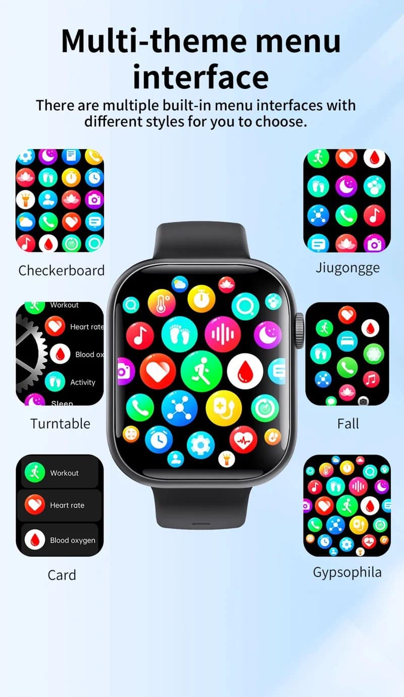 F70 3-Bead Steel Band Large-Screen Smart Watch - detail 15